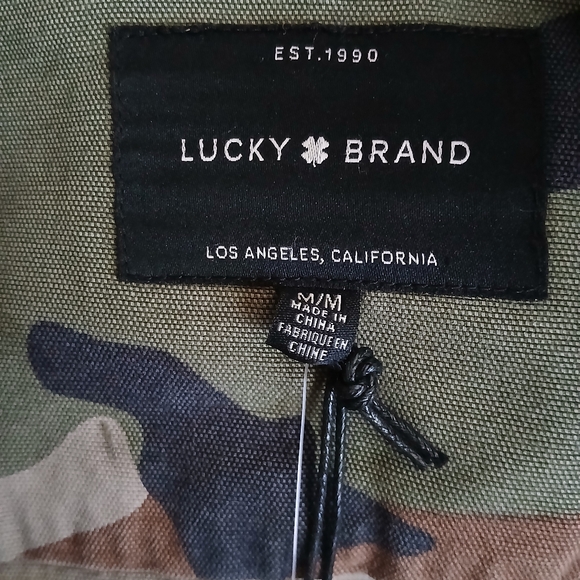 NWT Lucky Brand lightweight camo jacket. - Picture 6 of 6